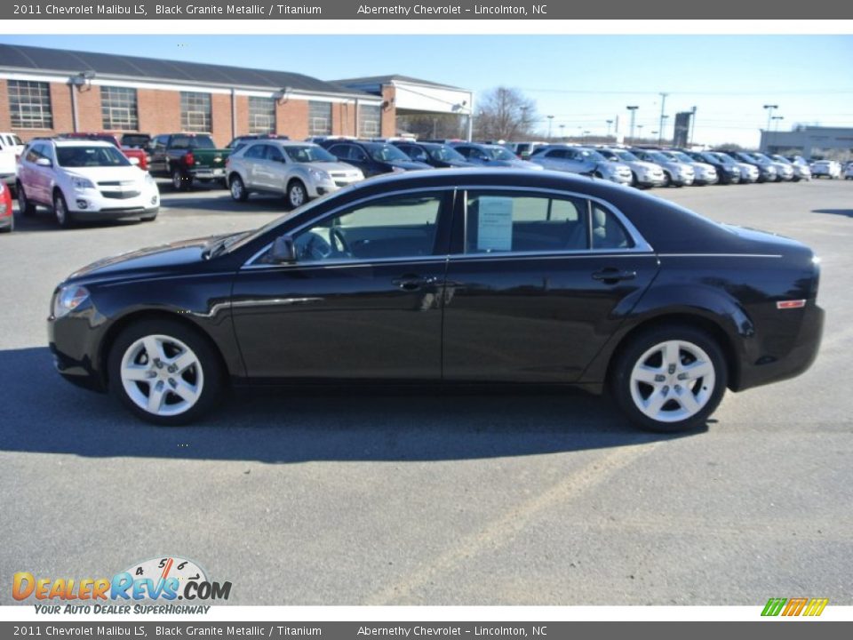 2011 Chevrolet Malibu LS Black Granite Metallic / Titanium Photo #3