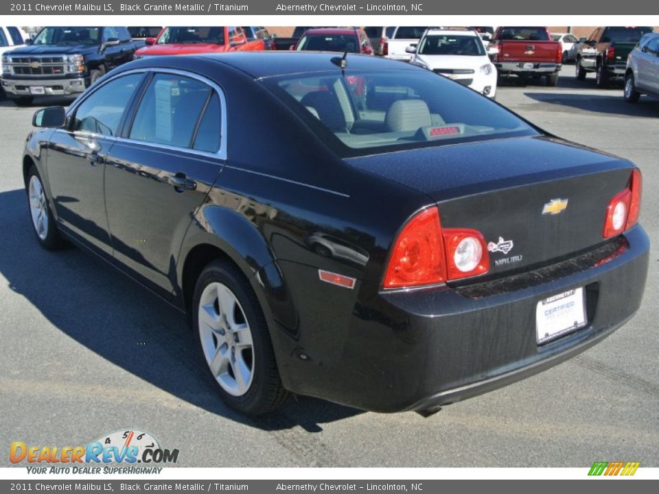 2011 Chevrolet Malibu LS Black Granite Metallic / Titanium Photo #4