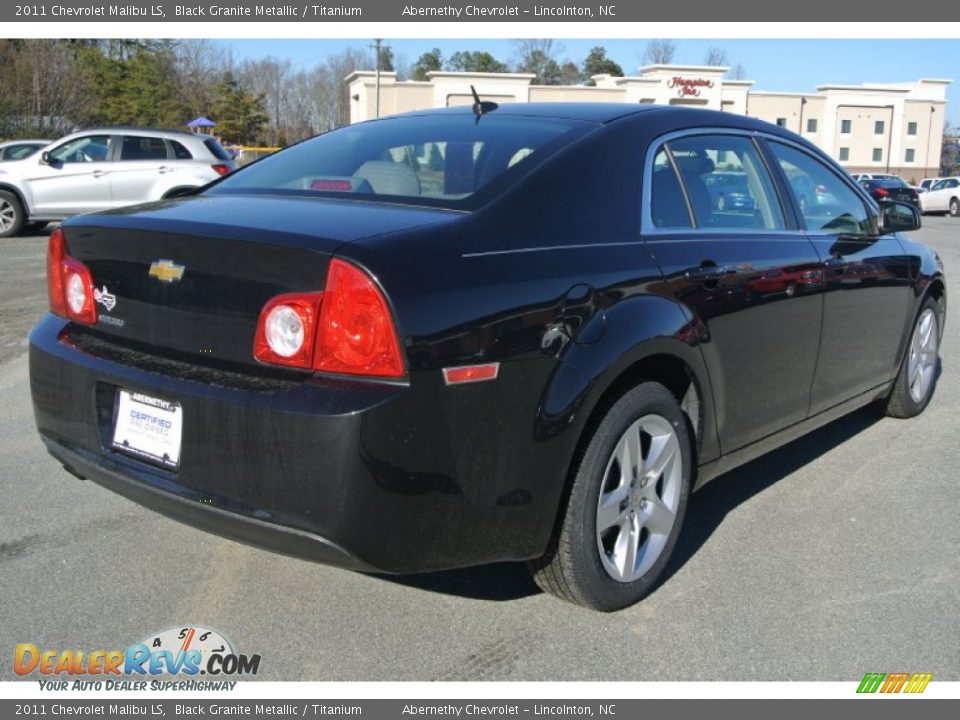 2011 Chevrolet Malibu LS Black Granite Metallic / Titanium Photo #5