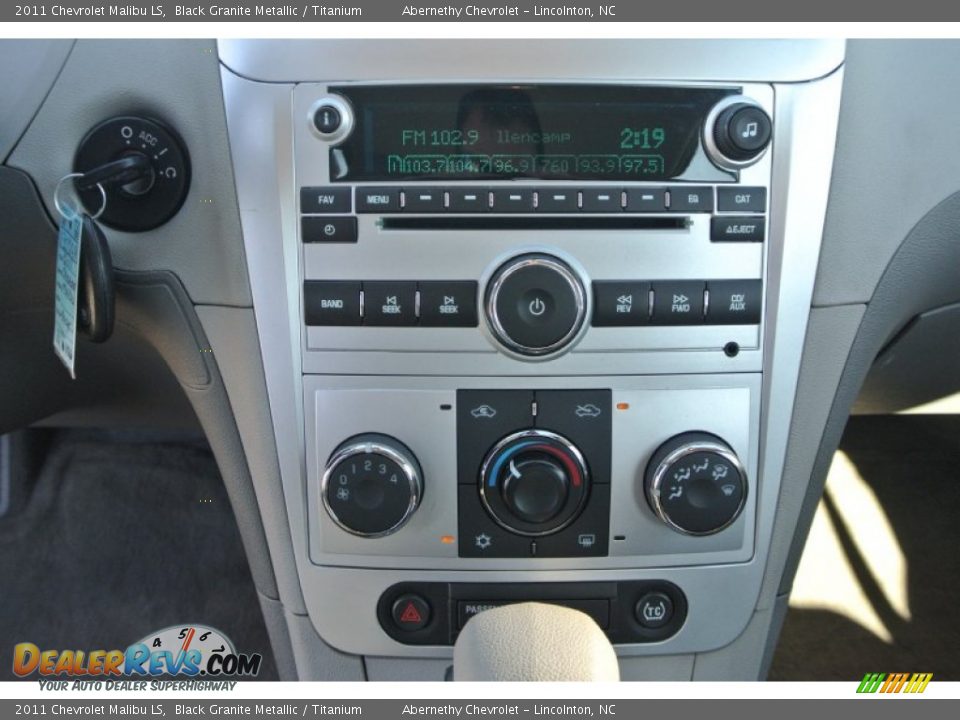 2011 Chevrolet Malibu LS Black Granite Metallic / Titanium Photo #13