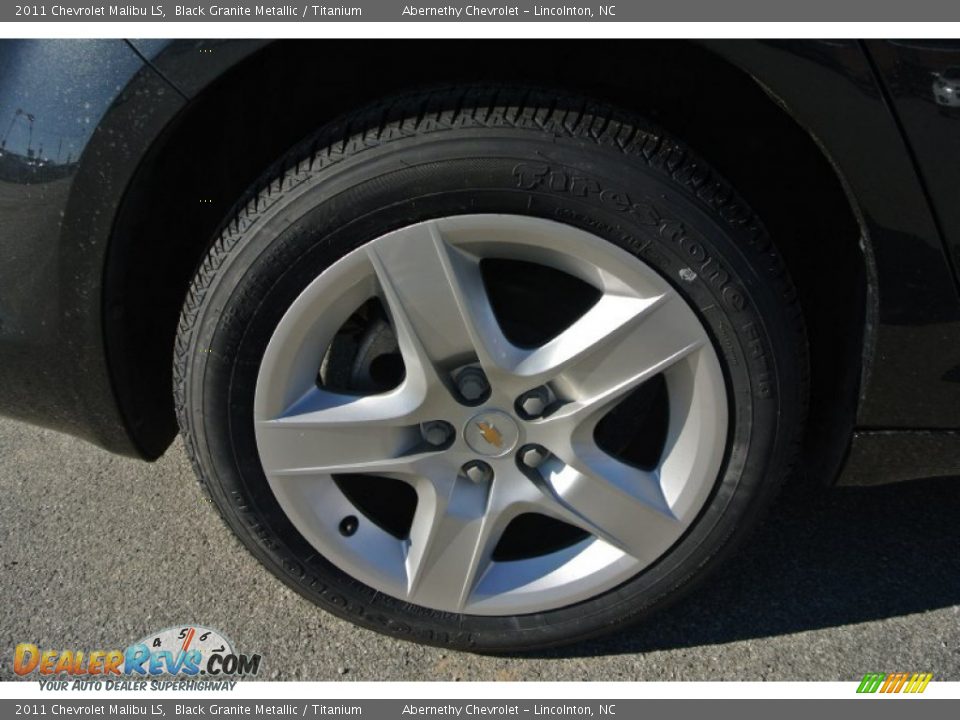 2011 Chevrolet Malibu LS Black Granite Metallic / Titanium Photo #22