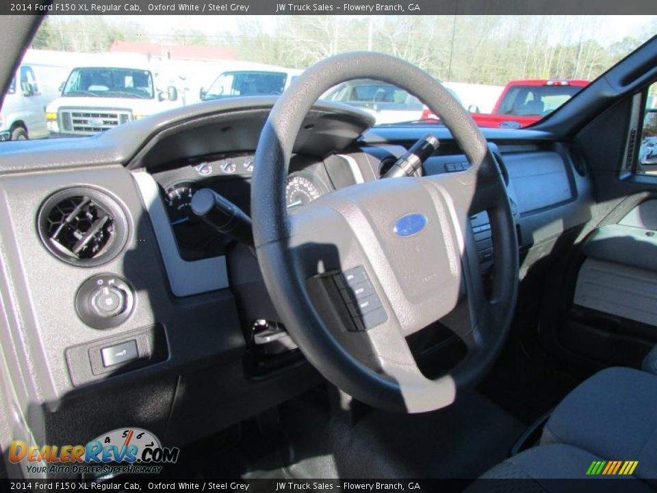 2014 Ford F150 XL Regular Cab Oxford White / Steel Grey Photo #34