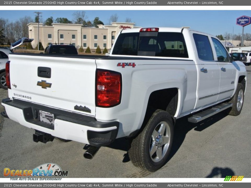 2015 Chevrolet Silverado 2500HD High Country Crew Cab 4x4 Summit White / High Country Saddle Photo #5