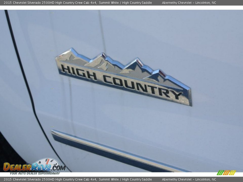 2015 Chevrolet Silverado 2500HD High Country Crew Cab 4x4 Summit White / High Country Saddle Photo #7
