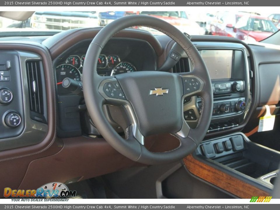 2015 Chevrolet Silverado 2500HD High Country Crew Cab 4x4 Summit White / High Country Saddle Photo #24