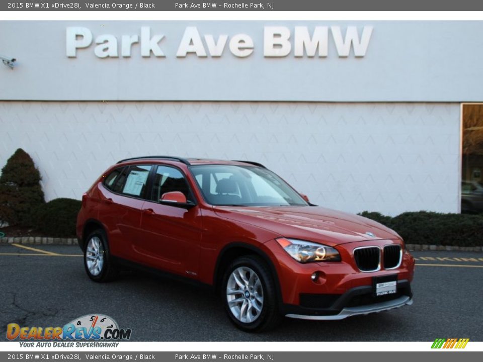 2015 BMW X1 xDrive28i Valencia Orange / Black Photo #1