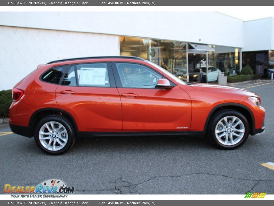 2015 BMW X1 xDrive28i Valencia Orange / Black Photo #2