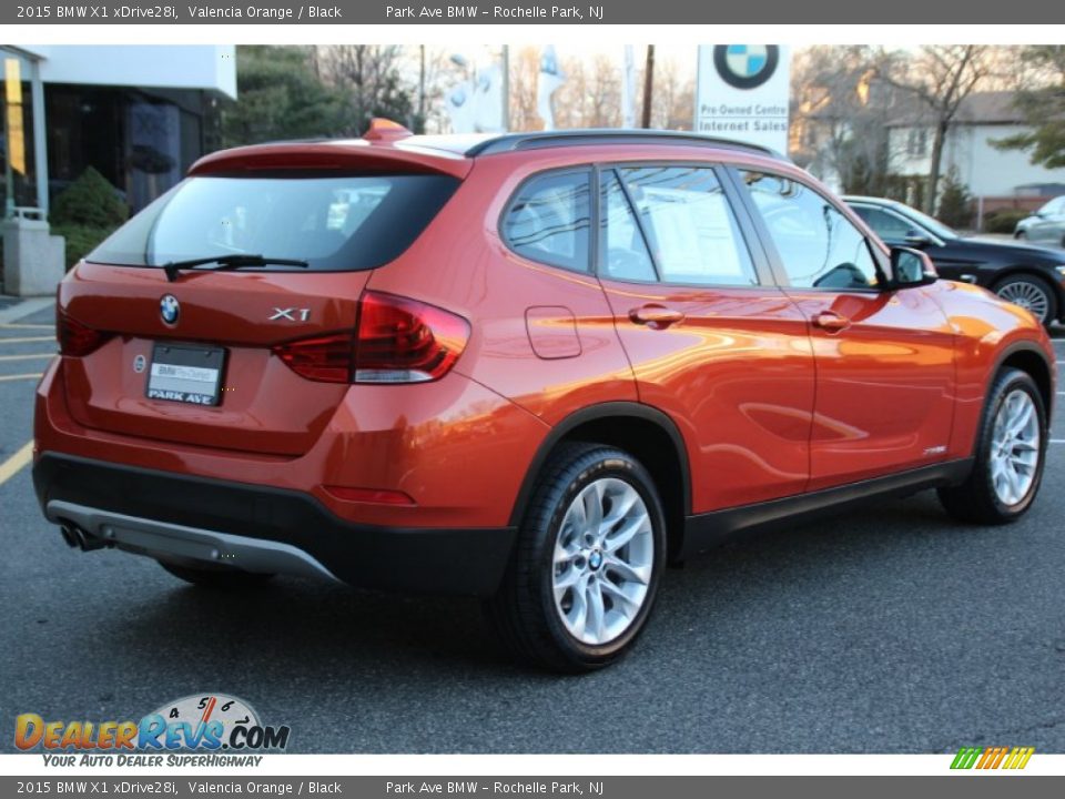 2015 BMW X1 xDrive28i Valencia Orange / Black Photo #3