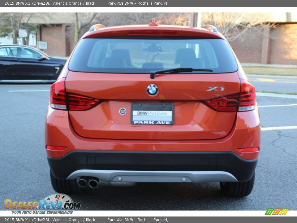 2015 BMW X1 xDrive28i Valencia Orange / Black Photo #4
