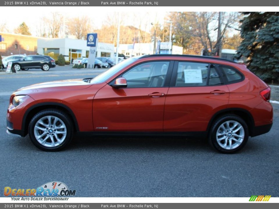 2015 BMW X1 xDrive28i Valencia Orange / Black Photo #6
