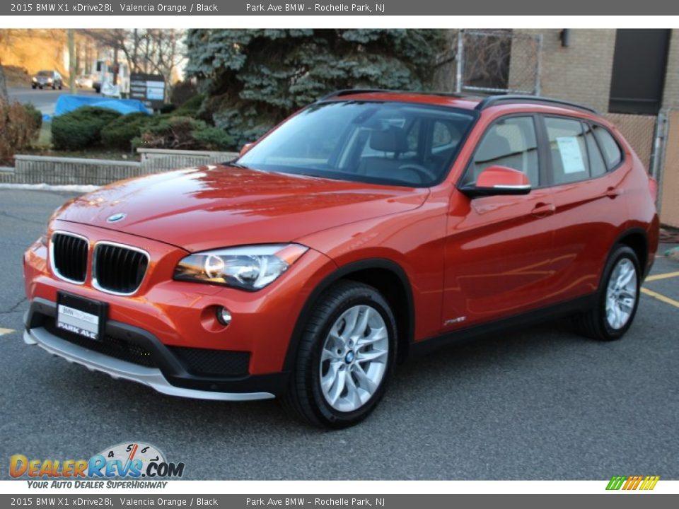 2015 BMW X1 xDrive28i Valencia Orange / Black Photo #7