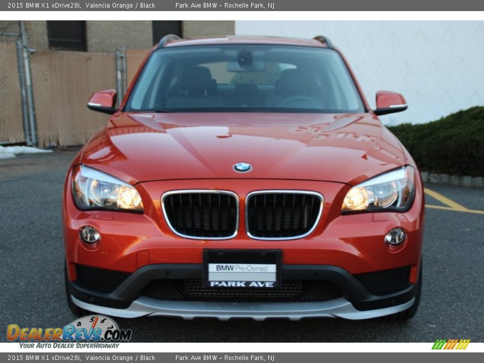 2015 BMW X1 xDrive28i Valencia Orange / Black Photo #8