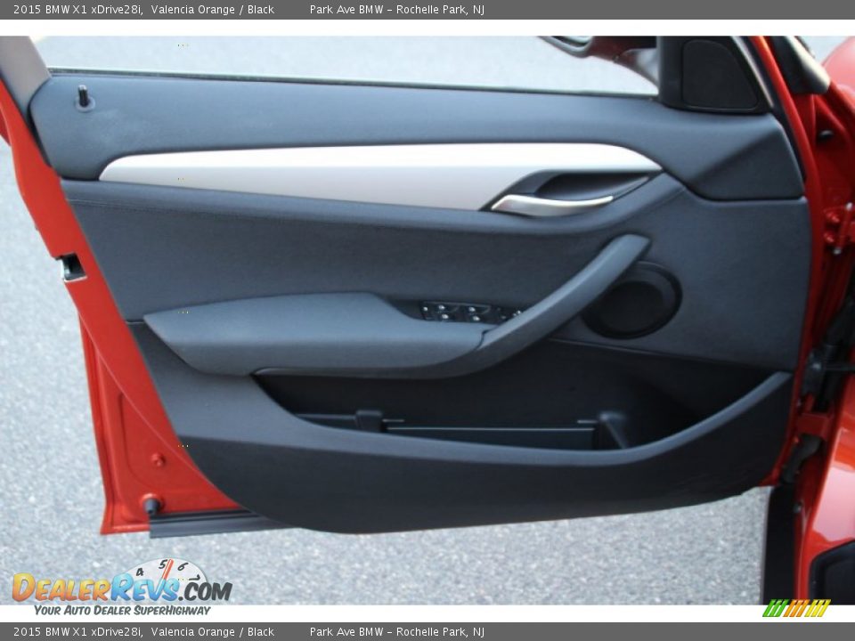 2015 BMW X1 xDrive28i Valencia Orange / Black Photo #9