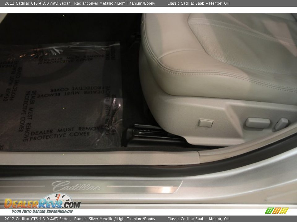 2012 Cadillac CTS 4 3.0 AWD Sedan Radiant Silver Metallic / Light Titanium/Ebony Photo #6