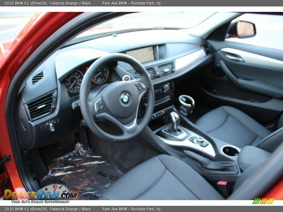 2015 BMW X1 xDrive28i Valencia Orange / Black Photo #11
