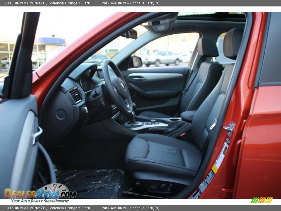 2015 BMW X1 xDrive28i Valencia Orange / Black Photo #12