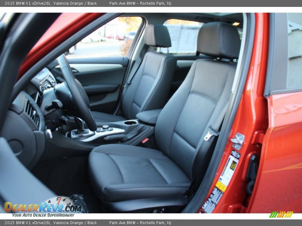 2015 BMW X1 xDrive28i Valencia Orange / Black Photo #14