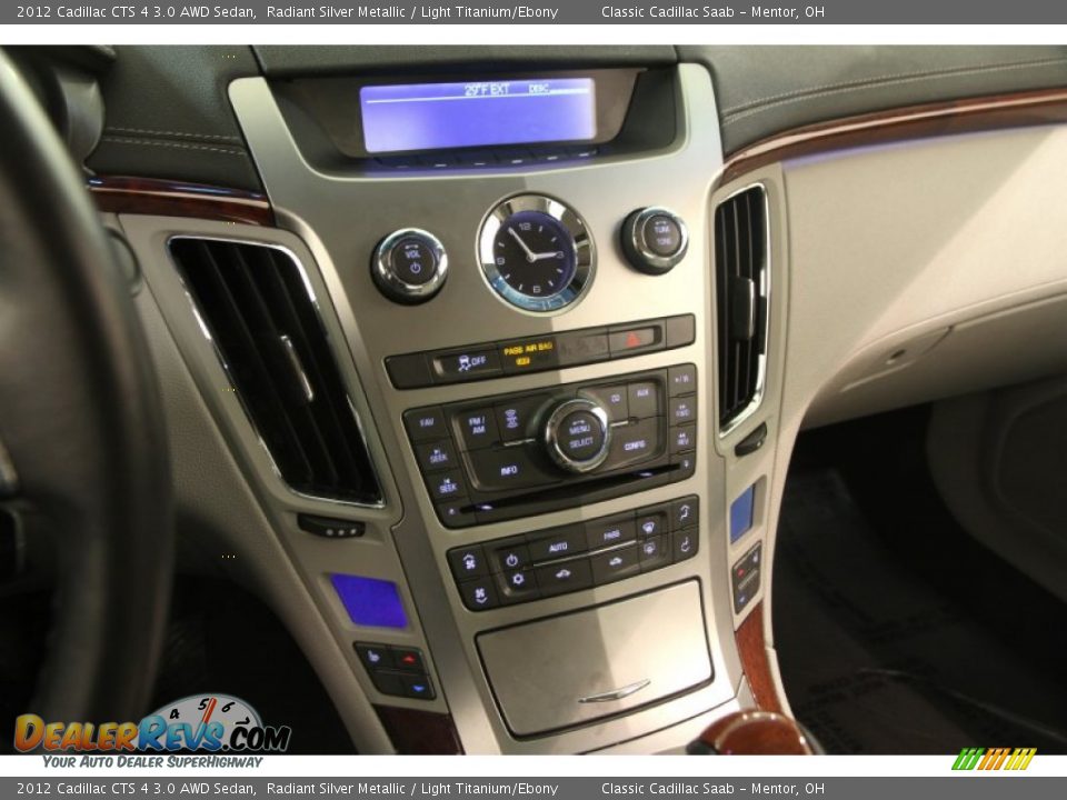 2012 Cadillac CTS 4 3.0 AWD Sedan Radiant Silver Metallic / Light Titanium/Ebony Photo #11