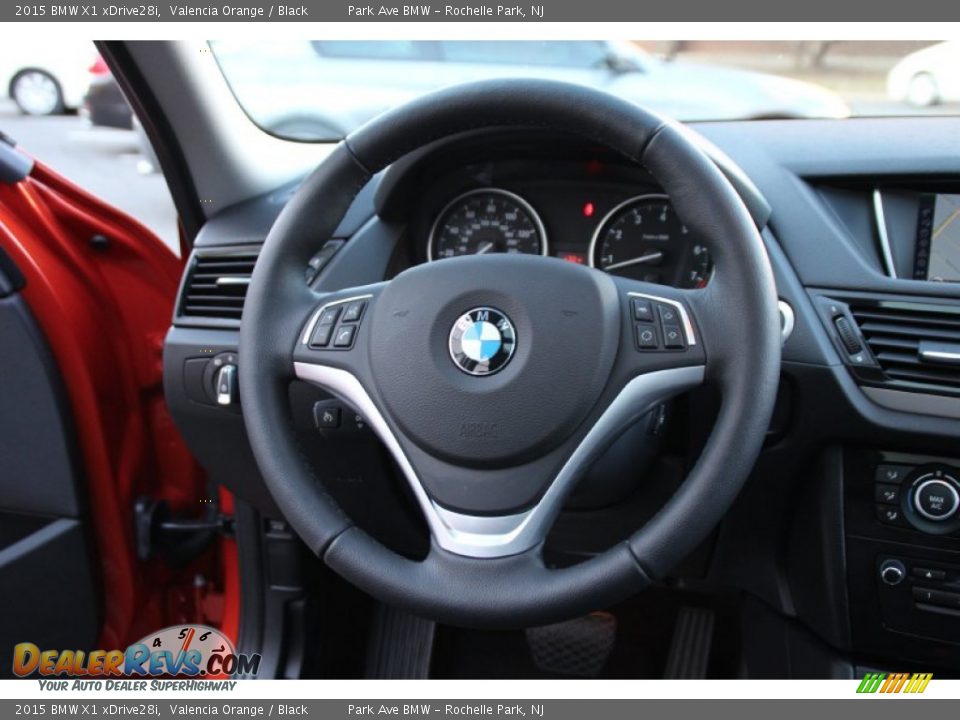 2015 BMW X1 xDrive28i Valencia Orange / Black Photo #19