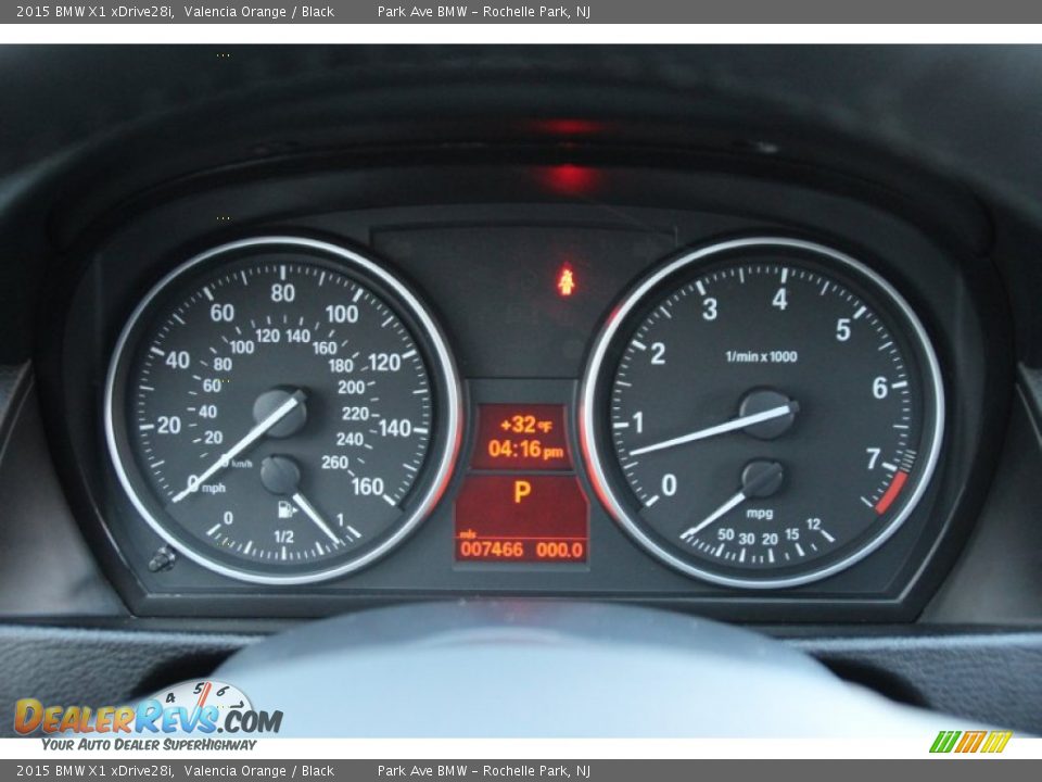 2015 BMW X1 xDrive28i Valencia Orange / Black Photo #22