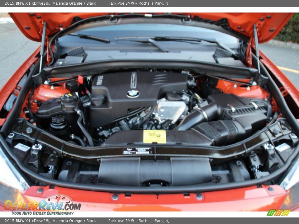2015 BMW X1 xDrive28i Valencia Orange / Black Photo #31