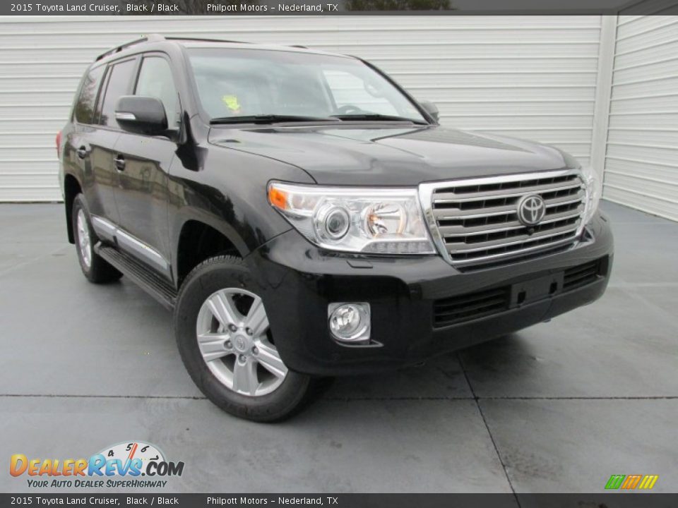 2015 Toyota Land Cruiser Black / Black Photo #2