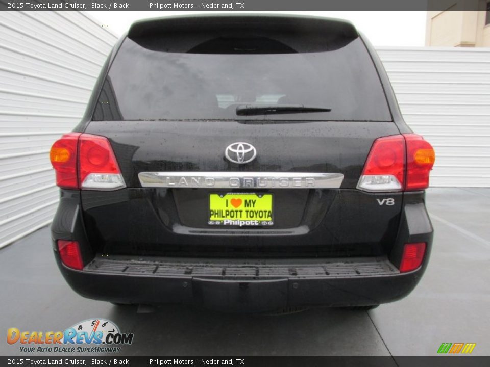 2015 Toyota Land Cruiser Black / Black Photo #5