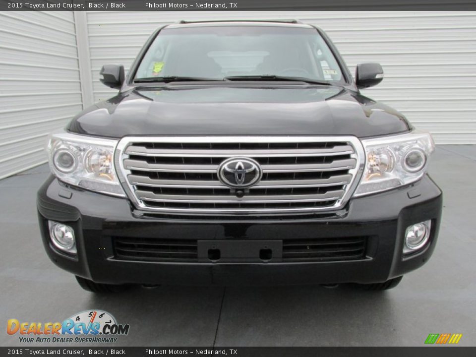 2015 Toyota Land Cruiser Black / Black Photo #8