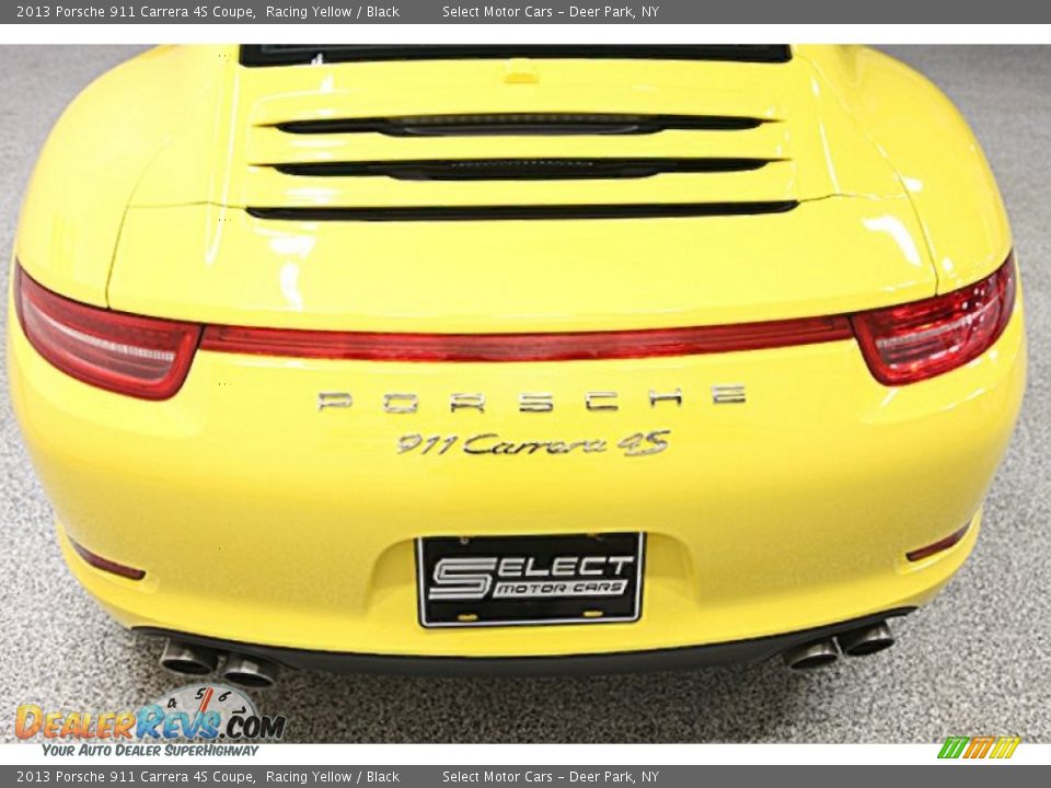 2013 Porsche 911 Carrera 4S Coupe Racing Yellow / Black Photo #5