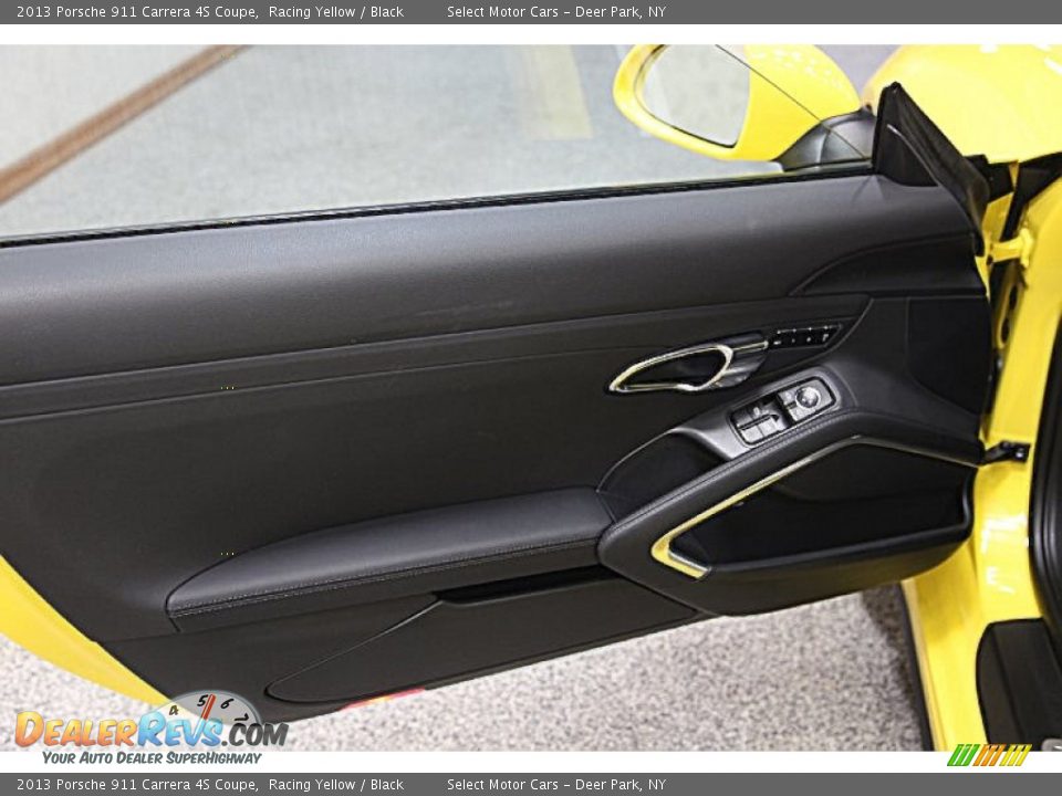 2013 Porsche 911 Carrera 4S Coupe Racing Yellow / Black Photo #7