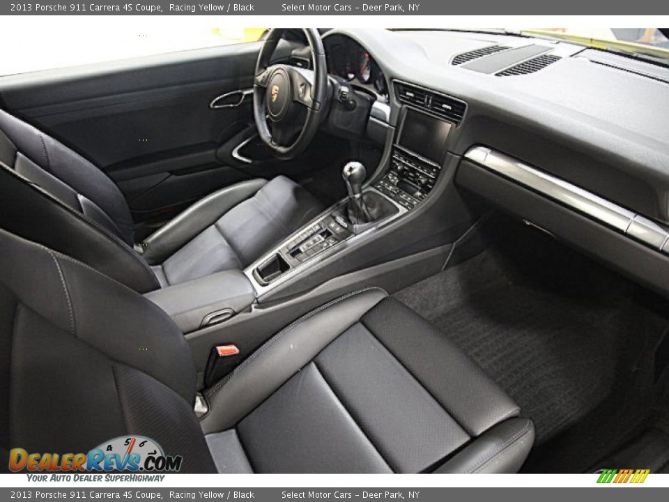 2013 Porsche 911 Carrera 4S Coupe Racing Yellow / Black Photo #10