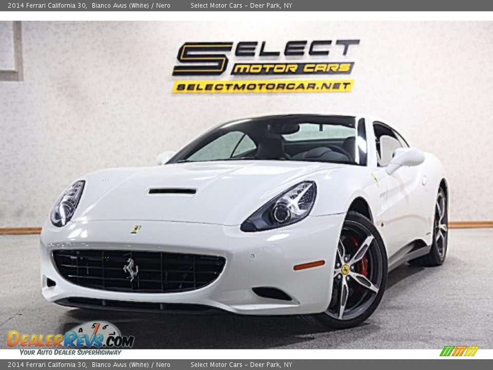 2014 Ferrari California 30 Bianco Avus (White) / Nero Photo #1