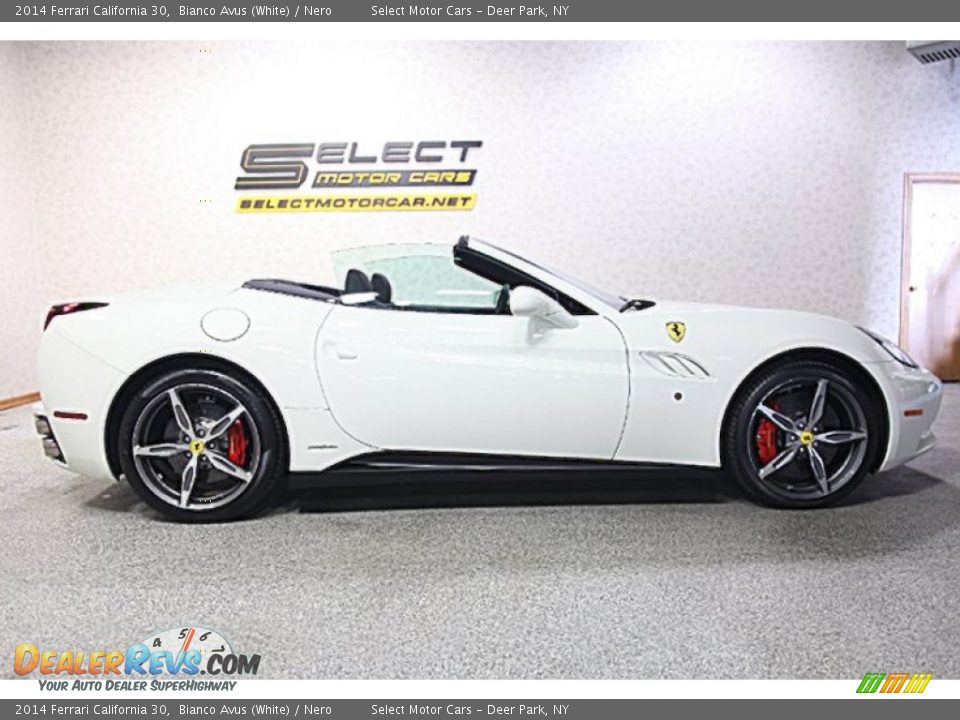 2014 Ferrari California 30 Bianco Avus (White) / Nero Photo #4