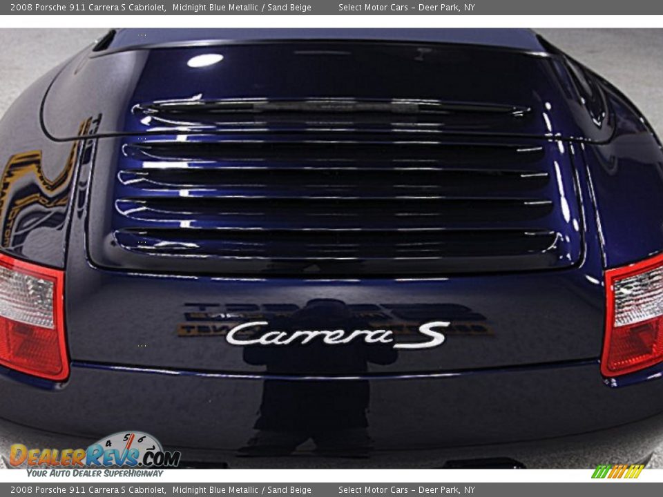 2008 Porsche 911 Carrera S Cabriolet Midnight Blue Metallic / Sand Beige Photo #5