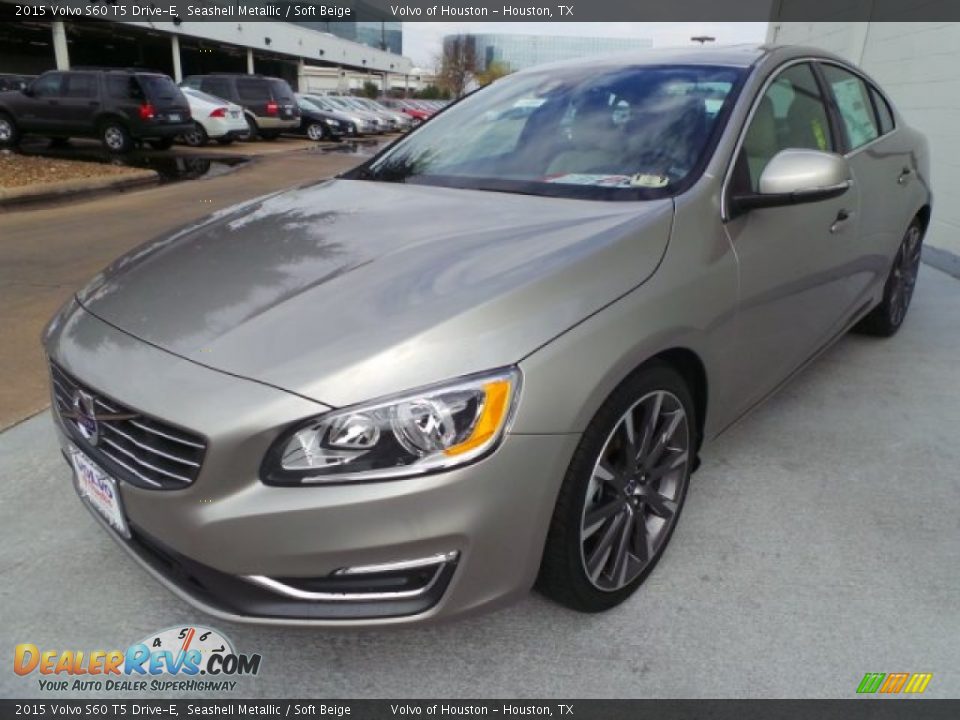 2015 Volvo S60 T5 Drive-E Seashell Metallic / Soft Beige Photo #3