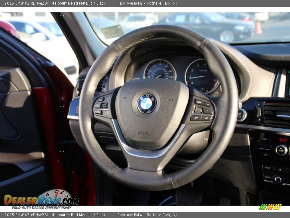 2015 BMW X3 xDrive28i Melbourne Red Metallic / Black Photo #19