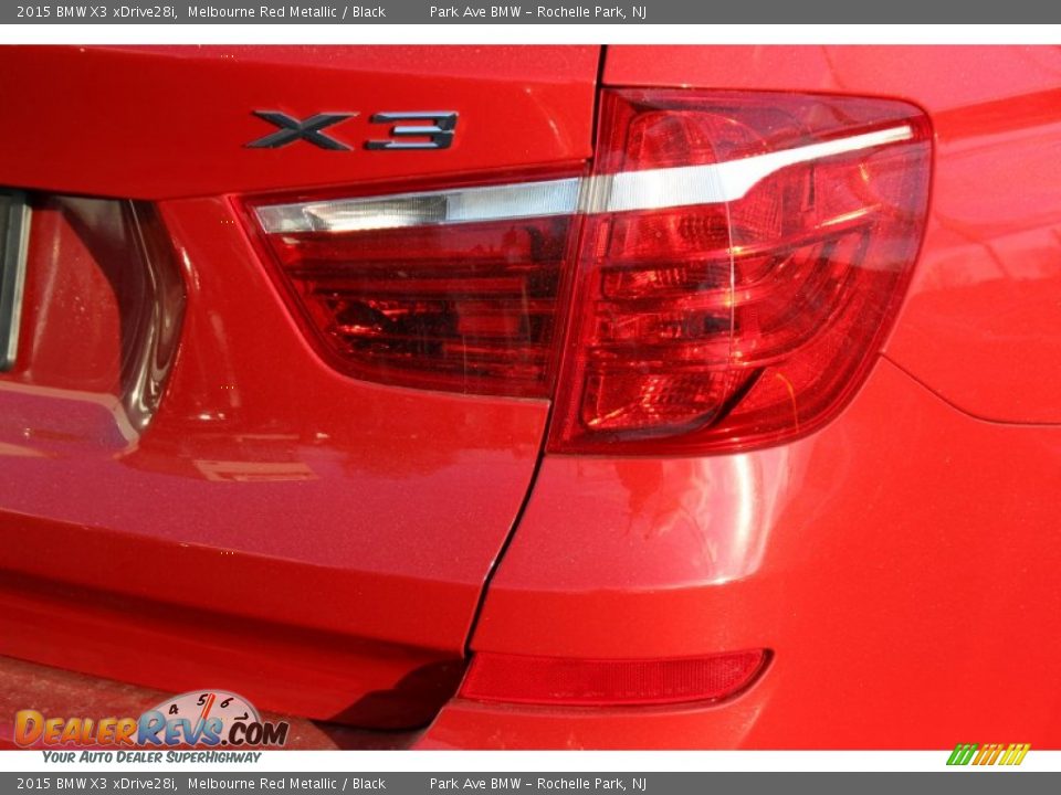 2015 BMW X3 xDrive28i Melbourne Red Metallic / Black Photo #24