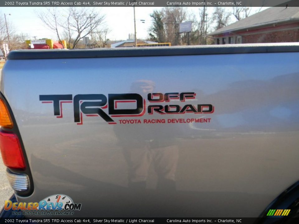 2002 Toyota Tundra SR5 TRD Access Cab 4x4 Silver Sky Metallic / Light Charcoal Photo #12