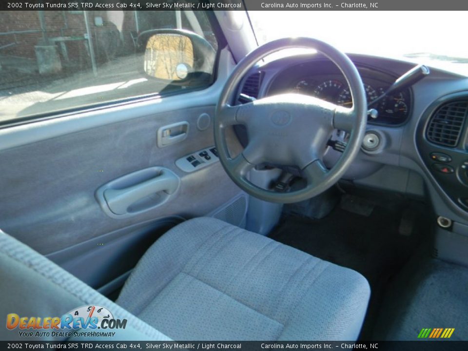 2002 Toyota Tundra SR5 TRD Access Cab 4x4 Silver Sky Metallic / Light Charcoal Photo #13