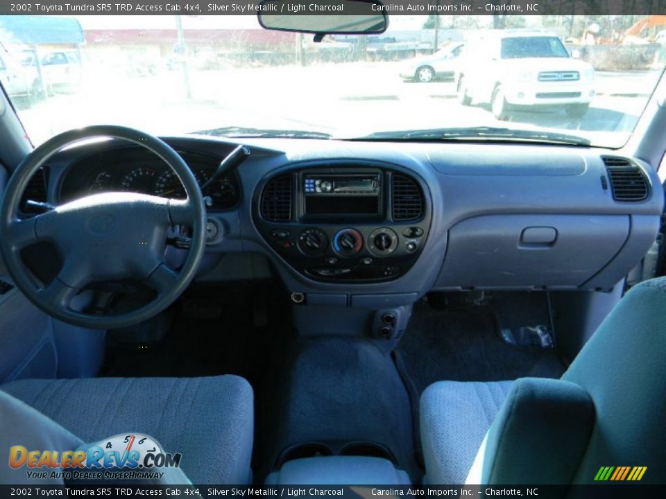 2002 Toyota Tundra SR5 TRD Access Cab 4x4 Silver Sky Metallic / Light Charcoal Photo #14