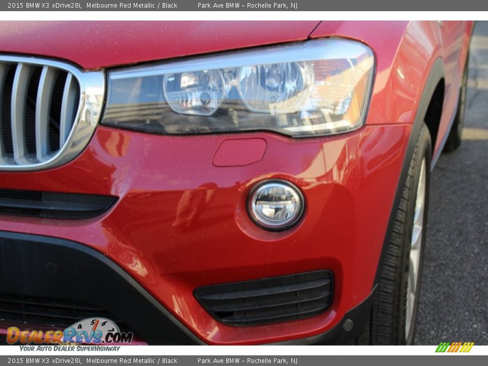 2015 BMW X3 xDrive28i Melbourne Red Metallic / Black Photo #32