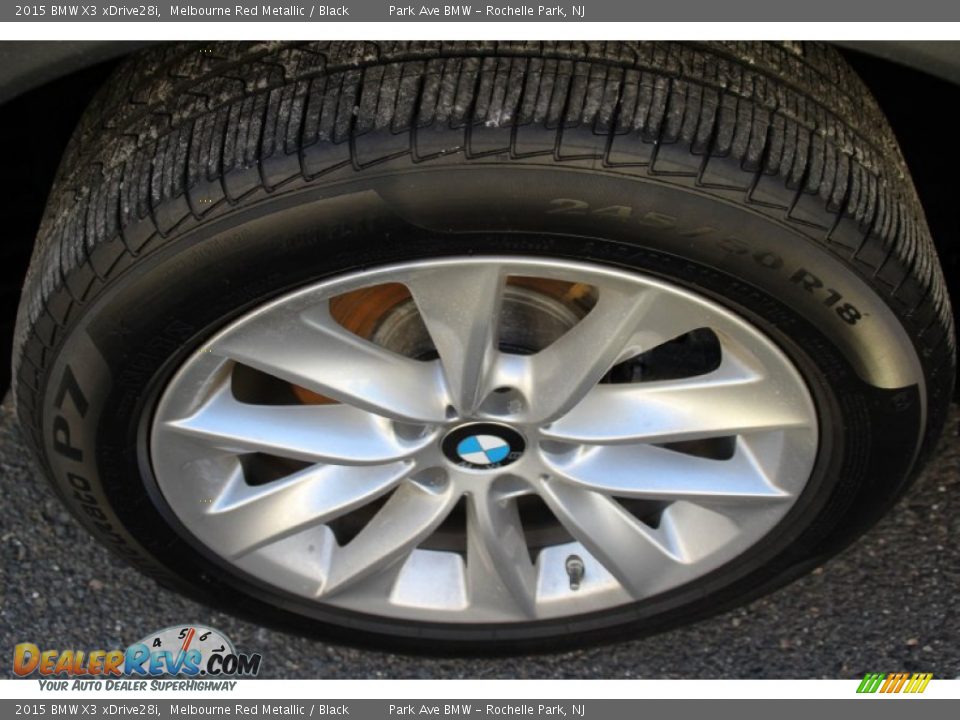 2015 BMW X3 xDrive28i Melbourne Red Metallic / Black Photo #34