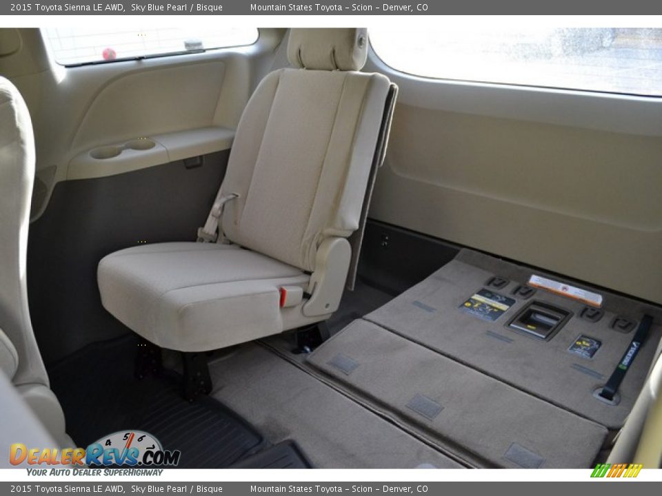 2015 Toyota Sienna LE AWD Sky Blue Pearl / Bisque Photo #8