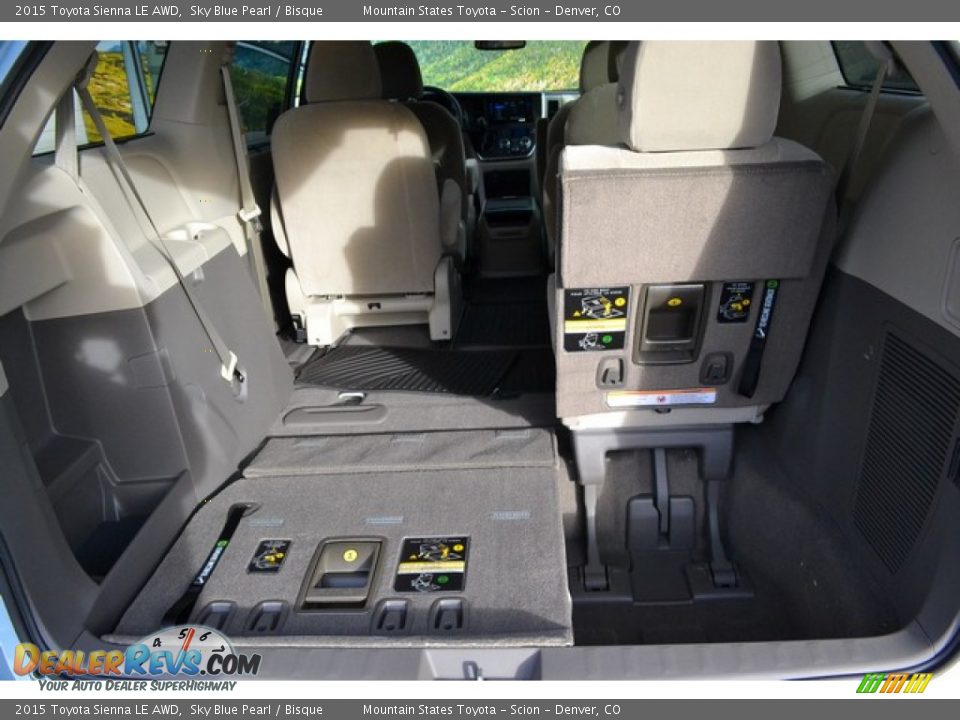 2015 Toyota Sienna LE AWD Sky Blue Pearl / Bisque Photo #9