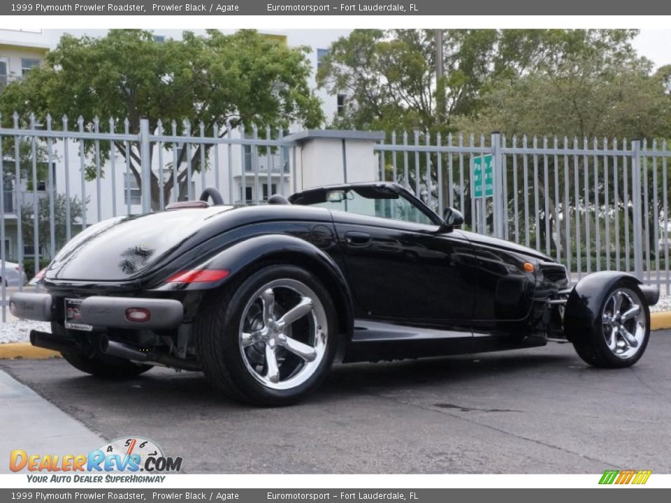 1999 Plymouth Prowler Roadster Prowler Black / Agate Photo #16