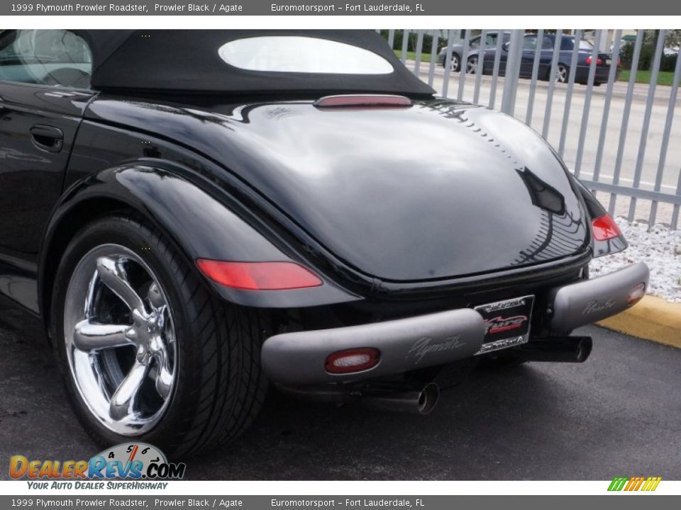 1999 Plymouth Prowler Roadster Prowler Black / Agate Photo #22