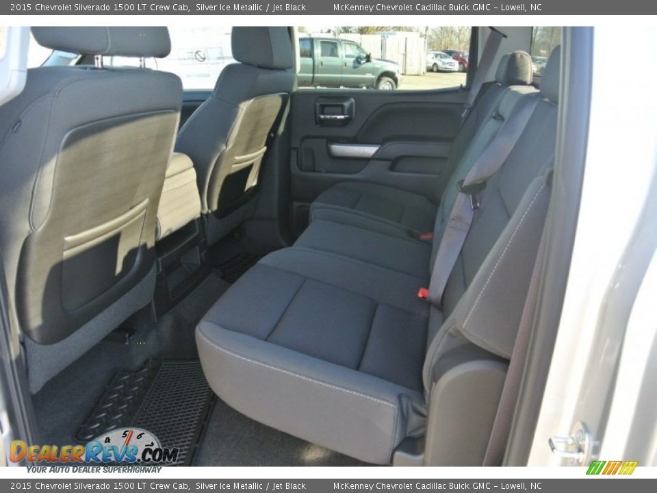 2015 Chevrolet Silverado 1500 LT Crew Cab Silver Ice Metallic / Jet Black Photo #14