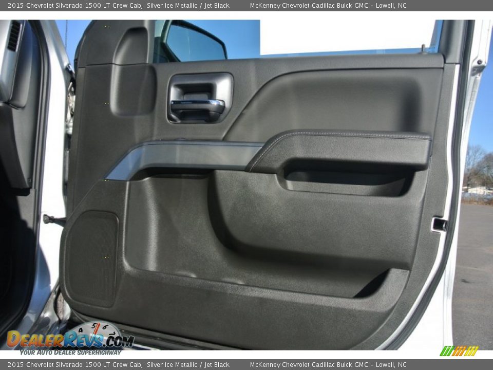 2015 Chevrolet Silverado 1500 LT Crew Cab Silver Ice Metallic / Jet Black Photo #16