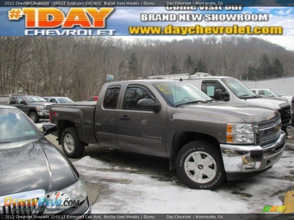 2012 Chevrolet Silverado 1500 LT Extended Cab 4x4 Mocha Steel Metallic / Ebony Photo #1