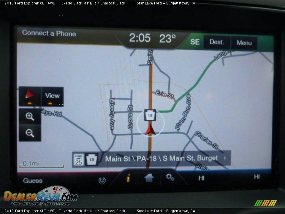 2013 Ford Explorer XLT 4WD Tuxedo Black Metallic / Charcoal Black Photo #17